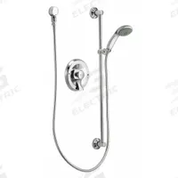 MOEN Shower Faucet: Commercial Posi-Temp T8346, 1.5 gpm Handheld Showerhead Flow Rate, Chrome Finish (MPN T8346EP15). Key specifications — Series: Commercial Posi-Temp T8346.