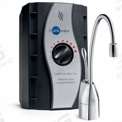 IN-SINK-ERATOR Hot Water Dispenser: Tube, 6 3/4 in Dispenser Dp, 10 7/8 in Dispenser Ht - Hot Water Dispenser with Electric Water Heaters