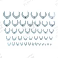 PROTO Crowfoot Socket Set: Alloy Steel, Chrome, 43 Tools, 3/8 in Drive Size (MPN J49001CF). Key specifications — attr309639: Chrome; attr309638: Alloy Steel; attr309631: 3/8 in to 2-3/8 in; attr324933: PROTO.