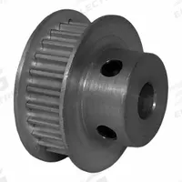DAYTON Timing Pulley: Curvilinear, Fixed, For 6 mm Belt Wd, 25 Teeth, 3 mm Pitch, Aluminum (MPN 25-3M06M6FA6). Key specifications — Brand: DAYTON; Finish: Clear Anodized; For Belt Series: Powerhouse®.