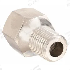 WEKSLER Pressure Gauge Snubber: Stainless Steel, Filter, Stainless Steel NPT, Oil/Water (MPN SW42). Key specifications — Snubber Type: Filter; Connection Type: NPT; Brand: WEKSLER; Material: Stainless Steel; Compatible Liquids and Gases: Oil.