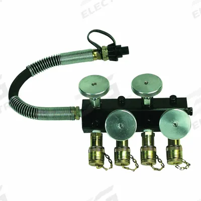 ENERPAC Control Manifold: 1 Inlet Ports, 4 Outlet Ports, 10,000 psi Max Pressure - Pump-Mounted Manifold Valve Kits