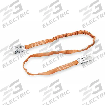 MILLER BY PIP Shock-Absorbing Lanyard: Shock Pack, Steel Snap Hook, Steel Snap Hook - General Fall Protection Shock-Absorbing Lanyards