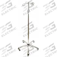 MEDSOURCE IV Pole: 5 Legs, 4 Hooks, Aluminum (MPN MS-47100). Key specifications — Material: Aluminum; Brand: MEDSOURCE.