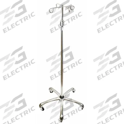 MEDSOURCE Pole: 5 Legs, 4 Hooks - Standard IV Poles