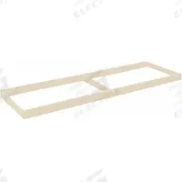 HALLOWELL Boltless Shelf: 48 in x 36 in, 1,400 lb Load Capacity, Tan, Boltless Shelf (MPN DRHCL4836PT). Key specifications — Includes: Center Support; Shelf Configuration: Single Straight; Color: Tan; Frame Material: Steel; Brand: HALLOWELL; Frame Finish: Powder Coated; Product Type: Boltless Shelf.