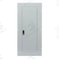 GE Panelboard Cover: 42 Spaces, 225 A Amps, 49.5 in Lg, 1, 32FV85, Flush Mounting, 30 in Wd (MPN AF49FW). Key specifications — attr196344: 1; attr196347: 32FV85.