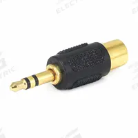 MONOPRICE Audio Adapter: (1) 3.5 mm Mono Male x (1) RCA Female Adapter, Black (MPN 7146). Key specifications — Product Type: Audio Adapter; Manufacturer Part Number: 7146; Brand: MONOPRICE; End 1 Connection Type: 3.5 mm Mono Male; End 2 Connection Type: RCA Female.