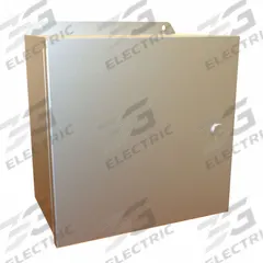 HAMMOND Electrical Enclosure: Stainless Steel, 10 in x 10 in x 6 in, NEMA 12/13/3R/4/4X, w/Panel (MPN EJ10106SS). Key specifications — Brand: HAMMOND; Closure Method: Latches; Enclosure Material: Stainless Steel; Knockouts: Not Included; Includes Inner Panel: with Inner Panel Included.