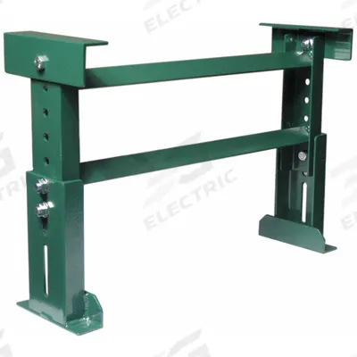 ASHLAND CONVEYOR Conveyor Support Stand: For 51 in Between Frame Wd, 25 in Min. Ht - Permanent Mount H-Style Conveyor Support Stands