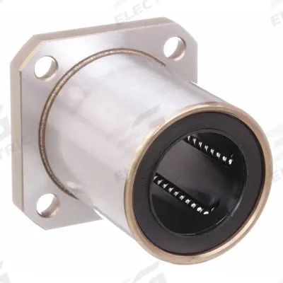 NB Linear Square Flange Mount Bearing: Single, SWK, 2 in ID - Square-Flanged Linear Ball Bearings