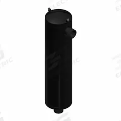 SOLBERG Discharge Silencer: Right Angle, 3 in NPT Inlet, 3 in NPI Outlet, 300 scfm Max Air Flow (MPN RQL-300). Key specifications — attr1241837: SOLBERG.