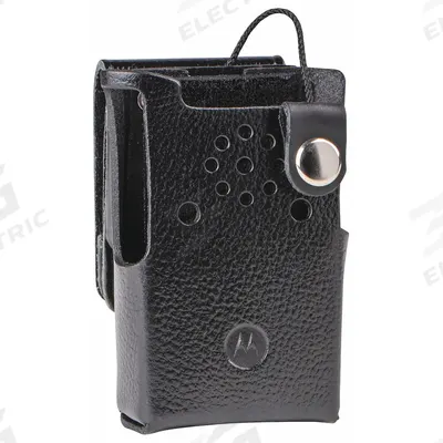 MOTOROLA Case with Fixed Belt Loop: Fits Motorola, Black, Hard Leather, Belt Loop/Cases - Motorola-Compatible Carrying Accessories