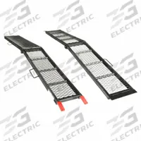 APPROVED VENDOR Ramp: 0.8 ton Load Capacity, Center-Folding, Steel, 80 in Overall Lg, 1 PR (MPN 52JU43). Key specifications — For Vehicle Type: Cars; Ramp Material: Steel; Adjustability: Center-Folding; Brand: APPROVED VENDOR.