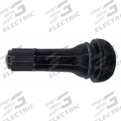 TRU-FLATE Snap-In Valve: Tire Valve, Snap-In, 180° Valve Stem Angle, Straight - Tire Valve Stems