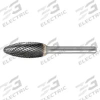 WIDIA Carbide Bur: Flame, SH-07, Double Cut, 3/4" x 1 5/8" Head, 1/4" Shank (MPN M41451). Key specifications — Trade Number: SH-07; Brand: WIDIA METAL REMOVAL.