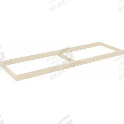 HALLOWELL Boltless Shelf: 72 in x 36 in, 1,000 lb Load Capacity, Tan - Open Deck Shelf Kits for Boltless Shelving