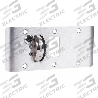 ACCURATE Door Strike Plate: Universal, 5 5/8 in Lg, 4 3/4 in Wd - Double Lipped Strike Plates