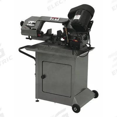 JET Band Saw: 2 in x 6 3/4 in/5 in x 6 in, 80 to 200, 45°, 90°, 1 Phase - Mitering Semi-Automatic Horizontal Band Saws