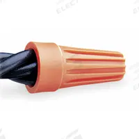 BUCHANAN Twist-On Wire Connectors: Orange, Wire Sizes 16 AWG – 14 AWG, 600 V, 500, PK (MPN WT3-B). Key specifications — Brand: BUCHANAN; Maximum Wire Combination: (2) 14 AWG; Manufacturer Part Number: WT3-B; Minimum Wire Combination: (2) 18 AWG.