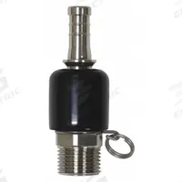 SANI-LAV Swivel Hose Adapter: Stainless Steel, Stainless, 4 in Overall Lg, Barb, Trigger Lock Ring (MPN N33S). Key specifications — Inlet Connection Type: Barb; Brand: SANI-LAV; Color/Finish: Stainless; Includes: Trigger Lock Ring; Material: Stainless Steel; Product Type: Hose Adapter.