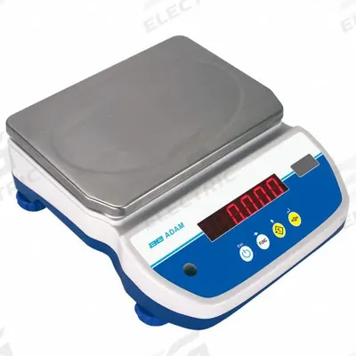 ADAM EQUIPMENT Food Scale: 7 1/8 in Weighing Surface Dp, 9 5/8 in Weighing Surface Wd - Food Scales