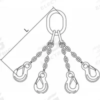 PEWAG Chain Sling: 3/16 in Chain Trade Size, 63 Chain Grade, Stainless Steel, Fixed, 10 ft Sling Lg (MPN 5G63QOS/10). Key specifications — attr994127: PEWAG.