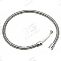 ZURN Pre-Rinse Hose: Stainless Steel, Chrome, 66 in Overall Lg, 1/2" Sprayer Connection Size, Hose (MPN Z80000-XL-H60). Key specifications — Sprayer Connection Size: 1/2"; Brand: ZURN; Color/Finish: Chrome; Includes: Hose; Material: Stainless Steel; Product Type: Pre-Rinse Hose.