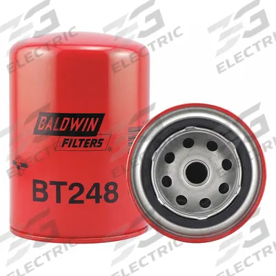 BALDWIN FILTERS Oil Filter: BT248, 5/8"-18 Thread Size, 5 7/16 in Overall Ht - Spin-On Oil Filters