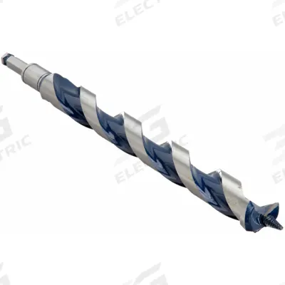BOSCH Hybrid Drill Bit: 1 in Drill Bit Size, 17 1/2 in Overall Lg, Hex Shank - Hybrid Spur & Ship Auger Drill Bits