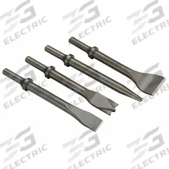 WESTWARD Chisel Set: 0.401 in Shank Size, Round, Round, 6 1/2 in Overall Lg (MPN 4MHF1). Key specifications — attr292676: Round; attr292681: No; attr294779: WESTWARD.