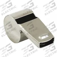 SPALDING Whistle: Metal, Silver, Lanyard, Pea Included (MPN 421325). Key specifications — Includes: Lanyard; Color: Silver; Material: Metal.