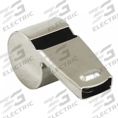 SPALDING Whistle: Metal, Silver, Lanyard - Whistles