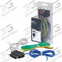 CURT Automotive Electrical Plug: 5-Way, Rubber, 16 ga Wire Gauge, Vehicle, Wire (MPN 58531)