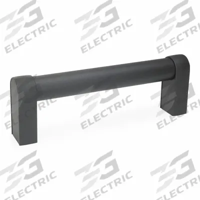 JW WINCO Pull Handle: Threaded Holes, Rear-Mount, 15.75 in Mounting Hole Center to Center - Load-Rated Straight-Leg Tubular Pull Handles
