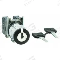 SCHNEIDER ELECTRIC Selector Switch: 3 Position, 22 mm Panel Mounting Size, 2NO, Series XB4 (MPN XB4BG03). Key specifications — Manufacturer Part Number: XB4BG03; Brand: SCHNEIDER; Switch Action: Maintained/Maintained/Maintained; Contact Form: 2NO; Key Removal Position: Any Position.