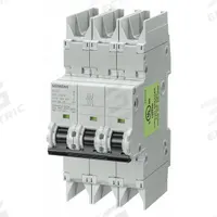 SIEMENS Miniature Circuit Breaker: 1.6 A Amps, 60V DC, 10 kA, Screw Clamp, C (MPN 5SJ43157HG42). Key specifications — DC Voltage Rating: 60V DC; Max. AIR Rating: 10 kA; Terminal Connection: Screw Clamp; Brand: SIEMENS.