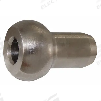 LOOS Single Shank Ball: 3/32 in Compatible Rope Dia, Stainless Steel - Single-Shank Ball Fittings