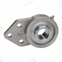 IPTCI BEARINGS Flange Mount Bearings: Radial Ball, 1 1/8 in Bore, SS, Set Screws, 3 1/4 in Lg (MPN SUCSFB206-18). Key specifications — Brand: IPTCI BEARINGS; Lubricant Material: Mobil FM222; Mounting Bolt Size: 5/8 in; System of Measurement: Inch.