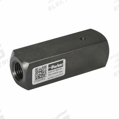 Parker Flow Check Valve: 5,000 psi, 8 gpm, #8 - High-Pressure Check Valves