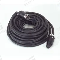 SOUTHWIRE Extension Cord: Outdoor Use, 100 ft Lg, Outlet, L14-20P, 10/4, SOW, Black, 20 A Current (MPN 6411). Key specifications — Brand: SOUTHWIRE; Temperature Rating: -40° to 194°F; NEMA Plug Configuration: L14-20P.