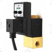 SPEEDAIRE Timed Electric Auto Drain Valve: 1/4 in NPT Pipe, 1/4 in Drain, 0.75 gpm, 230 V (MPN 13X537). Key specifications — attr294755: SPEEDAIRE; attr292031: 0.5 sec to 10 sec.