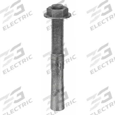 MKT FASTENING Wedge Anchor: 9 in Overall Lg, 1 in Dia, 1"-8 Thread Size, 4 in Thread Lg - Steel Wedge Anchors