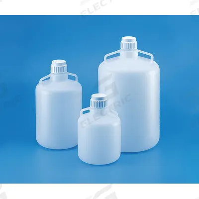 APPROVED VENDOR Carboy: 49.96 L Capacity - mL, Screw On Cap, White, 665.16 mm Overall Ht - Round Carboys