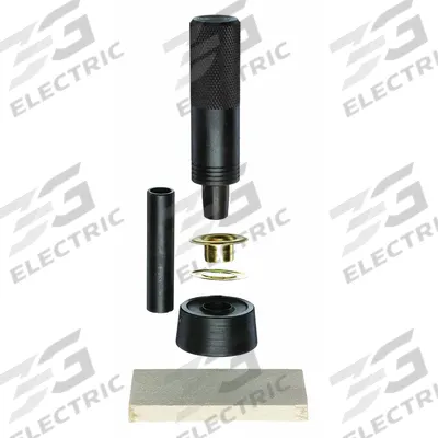 WESTWARD Grommet Kit: Brass, 0.5 in Inside Dia, 1.06 in Outside Dia - Brass Grommets Kits