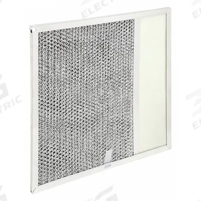GRAINGER Range Hood Filter: 12 in x 12 in x 1 in, Aluminum - Kitchen Exhaust Fan Mesh Air Filters