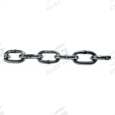 PEWAG Straight Chain: 3/16 in Chain Trade Size, 30 Chain Grade, 316 Stainless Steel - Corrosion-Resistant Grade-30 Load-Securing Chains