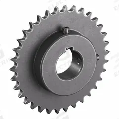 TRITAN Roller Chain Sprocket: 40, For 1/2 in Chain Pitch, 1 1/2 in Bore Dia, 34 Teeth, Steel (MPN 40BS34H X 1 1/2). Key specifications — Brand: TRITAN.