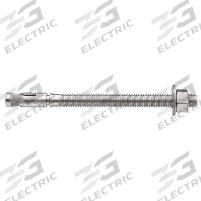 DEWALT Wedge Anchor: 8 1/2 in Overall Lg, 5/8 in Dia, 5/8"-11 Thread Size, 6 1/2 in Thread Lg - 316 Stainless Steel Wedge Anchors