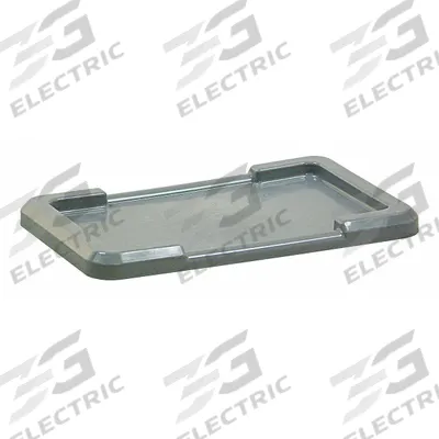 NEW AGE INDUSTRIAL Lid: 26 in x 17 in, Gray, FDA Compliant, 12G973 - Lids for Cross-Stacking & Nesting Totes
